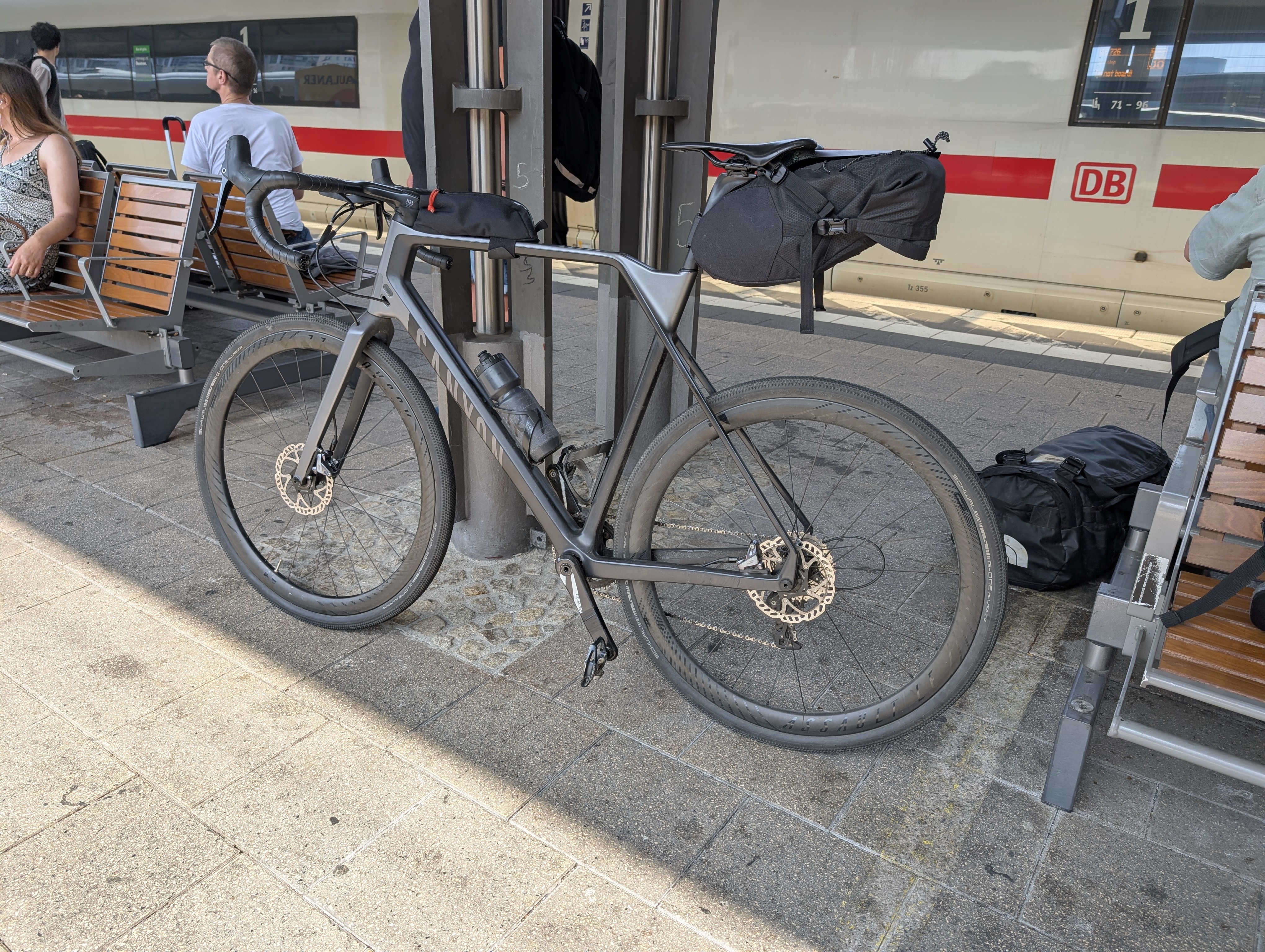 Bicycle at the train station