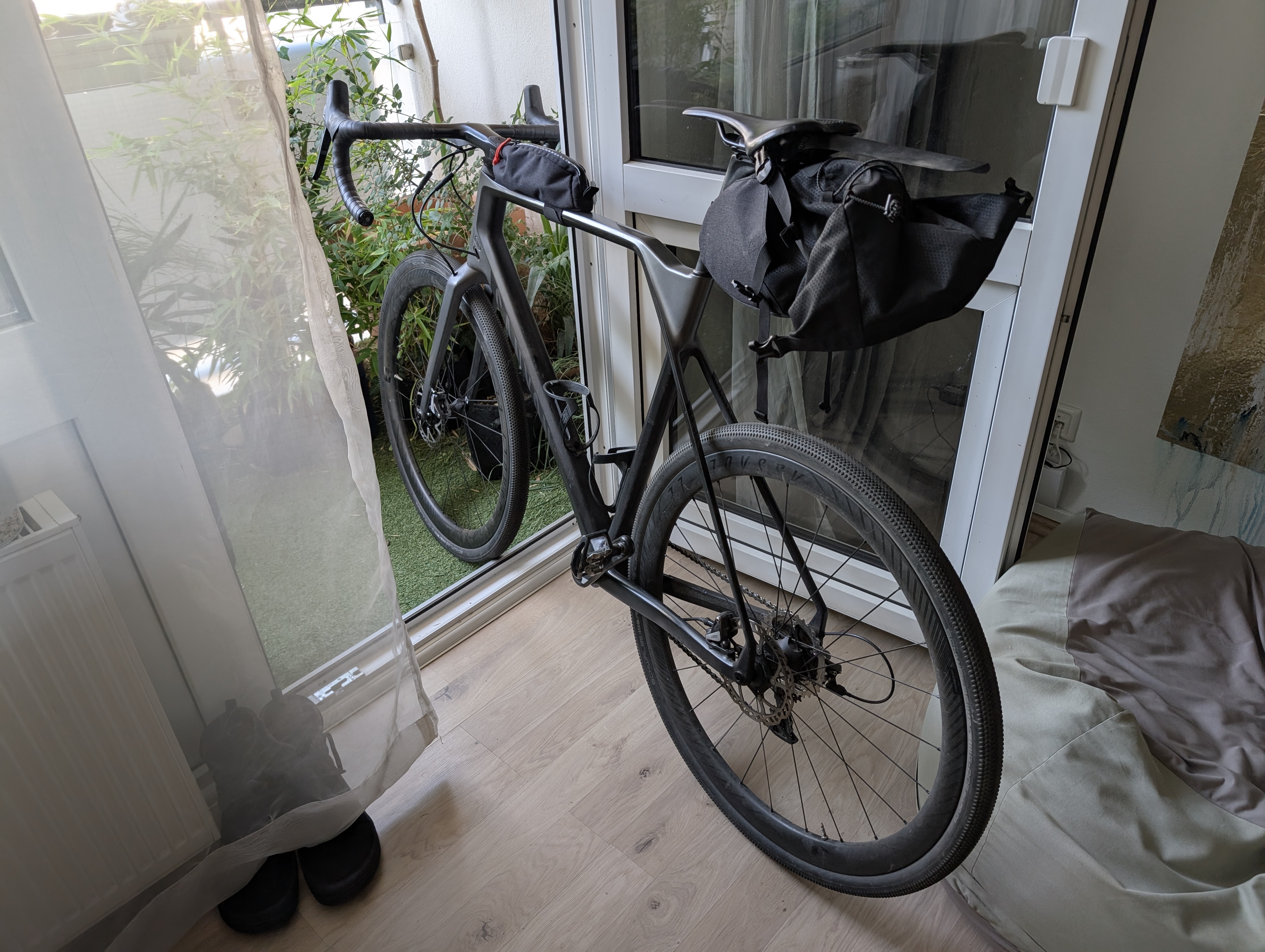 Bicycle on the balcony